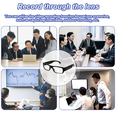 1080P Spy Glasses Camera Lightweight Mini Hidden Camera In Eyeglasses