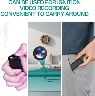 Compact Discreet No Wi-Fi Electric Lighter Hidden Camera with Loop Recording Mini Spy Camera